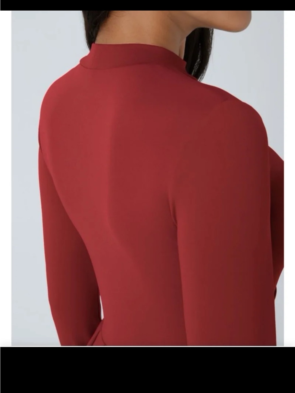 NWT Halara Mock-neck Long Sleeve Pocket Flare Maxi Casual Dress size XL - Picture 4 of 12